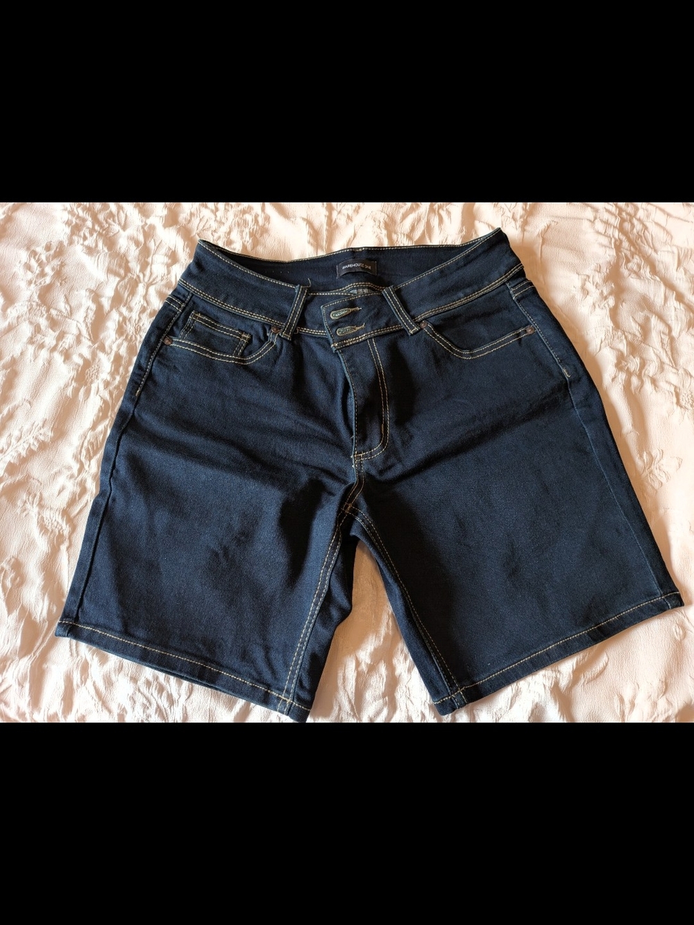 Women's Denim Bermuda Shorts